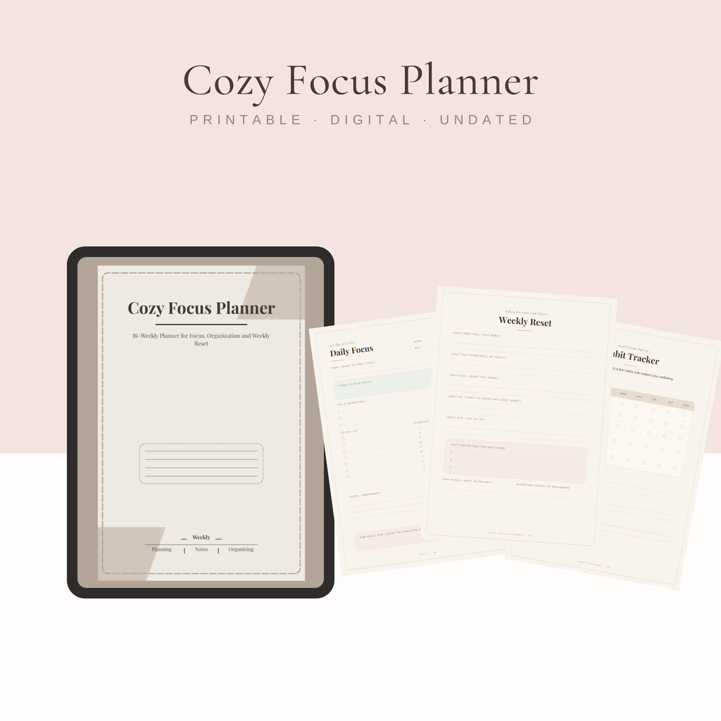 Cozy Focus Planner