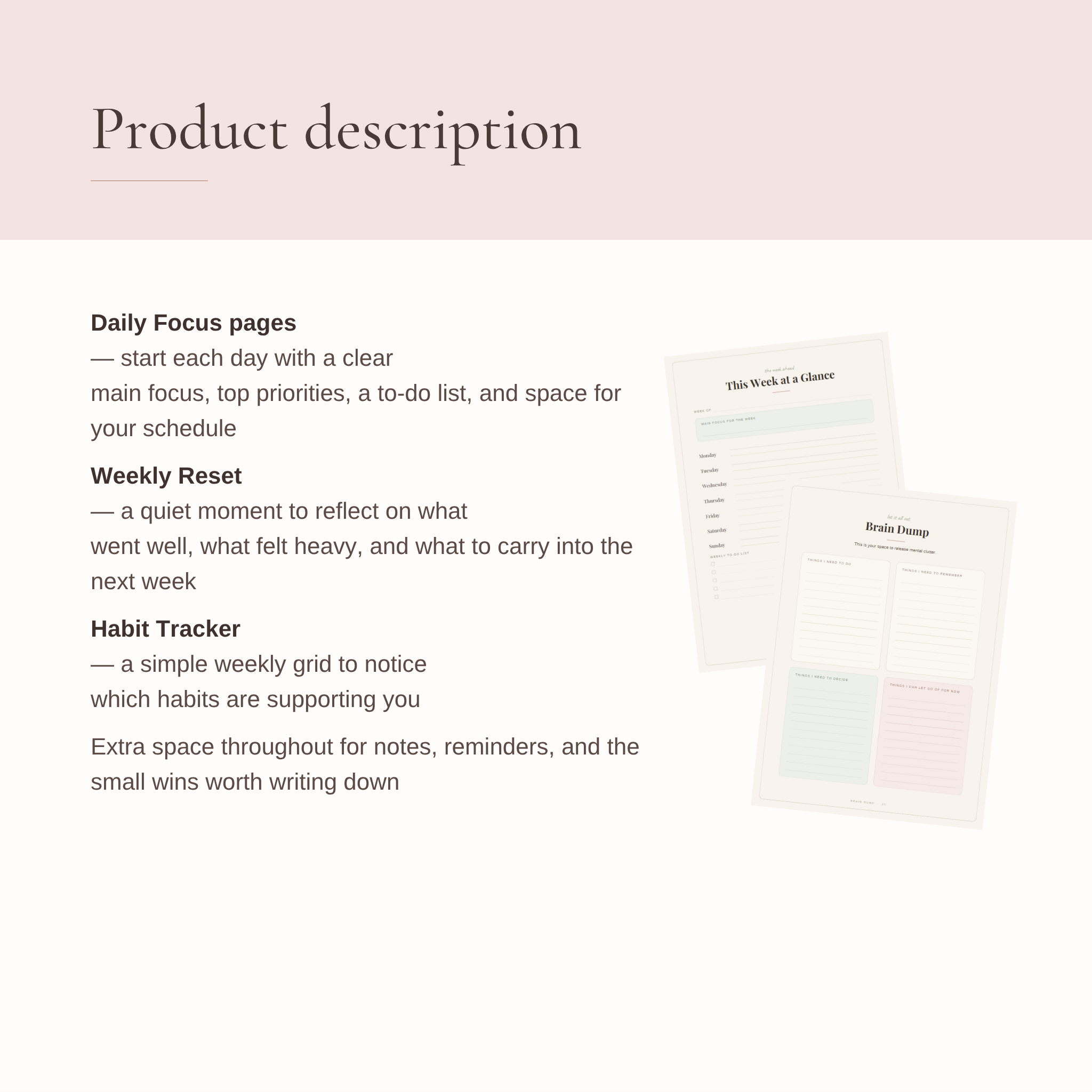 Cozy Focus Planner