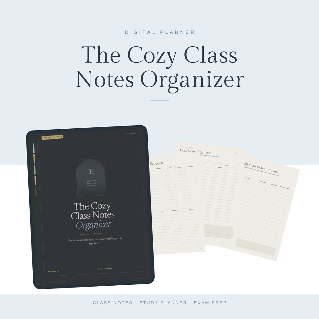 The Cozy Class Notes Organizer